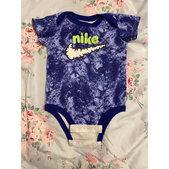 Nike blue tie dye one piece size 6-12 months - Picture 2 of 4